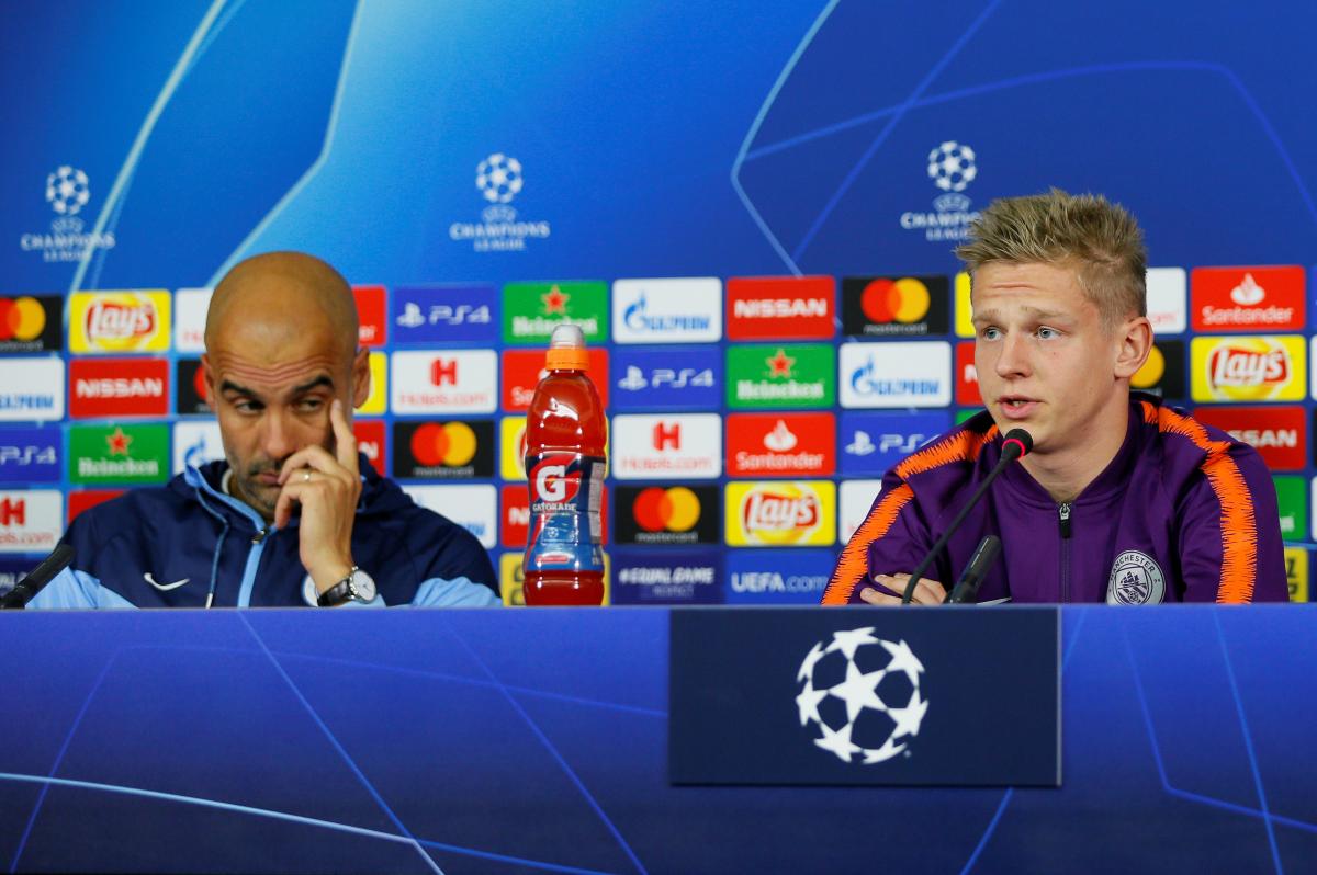 Александр Зинченко выйдет в стартовом составе "Ман Сити"  в матче с "Шахтером" / REUTERS