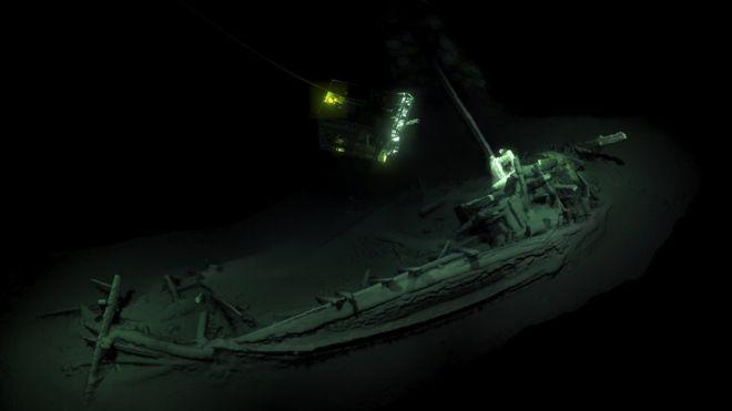 В Черном море нашли древнее судно в идеальном состоянии / фото BLACK SEA MAP/EEF EXPEDITIONS В Черном море нашли древнее судно в идеальном состоянии / фото BLACK SEA MAP/EEF EXPEDITIONS
