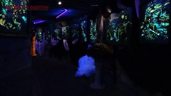 Картины написаны специальной краской / фото od-news.com Картины написаны специальной краской / фото od-news.com