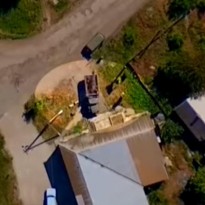 Aerial recon footage shows targeted strike at Donbas militants' truck with ammo