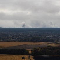 Пожар на арсенале боеприпасов возле Ични начался из-за четырех взрывов на территории склада