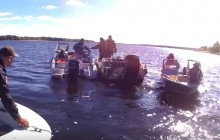 У Запоріжжі поліцейські начальники потрапили під гвинти катеру рибоохорони, є загиблий (відео)