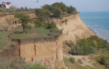 В Одесской области произошел километровый оползень (фото)