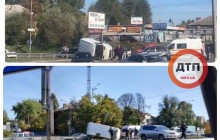 На Окружной в Киеве произошло серьезное ДТП с пострадавшими (фото)