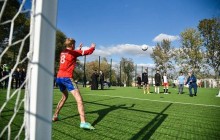 На Тернопільщині у Ланівцях відкрили футбольне поле зі штучним покриттям (фото)