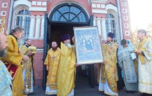 До Кам'янського прибули ікони святих Андрія Первозванного, князя Володимира і княгині Ольги