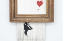 Бенксі показав, як створював картину, що самознищилася (відео)