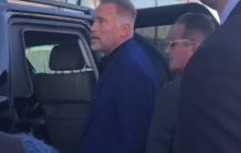 В Украину впервые прибыл легендарный Арнольд Шварценеггер (фото, видео)
