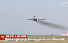 Пілоти винищувачів провели навчання у районі ООС