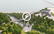 Місце для романтиків: яким буде новий пішохідний міст в історичному центрі Києва (відео)