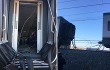 В Москве на ходу разорвало поезд (фото)