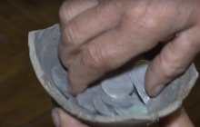 Пенсионеры на Житомирщине нашли клад на собственном огороде (видео)