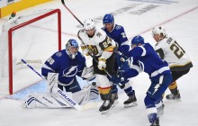 Тампа впервые обыграла Вегас в матче Национальной хоккейной лиги