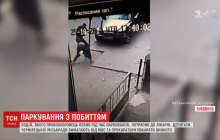 В Черновцах правоохранитель до полусмерти избил мужчину за замечание о парковке (видео)