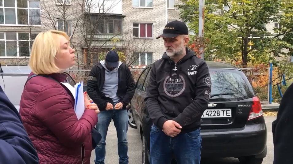 3 листопада правоохоронці затримали Чорнобука / скріншот відео Слідство.інфо