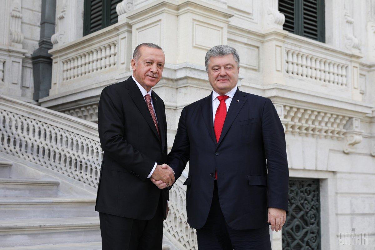 Порошенко и Эрдоган будут координировать усилия по освобождению украинских политзаключенных в РФ и Крыму / фото УНИАН