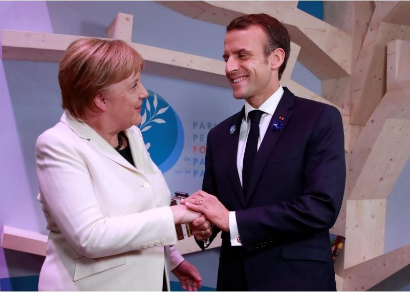 Ангела Меркель і Еммануель Макрон у Парижі 11 листопада 2018 року / REUTERS Ангела Меркель і Еммануель Макрон у Парижі 11 листопада 2018 року / REUTERS