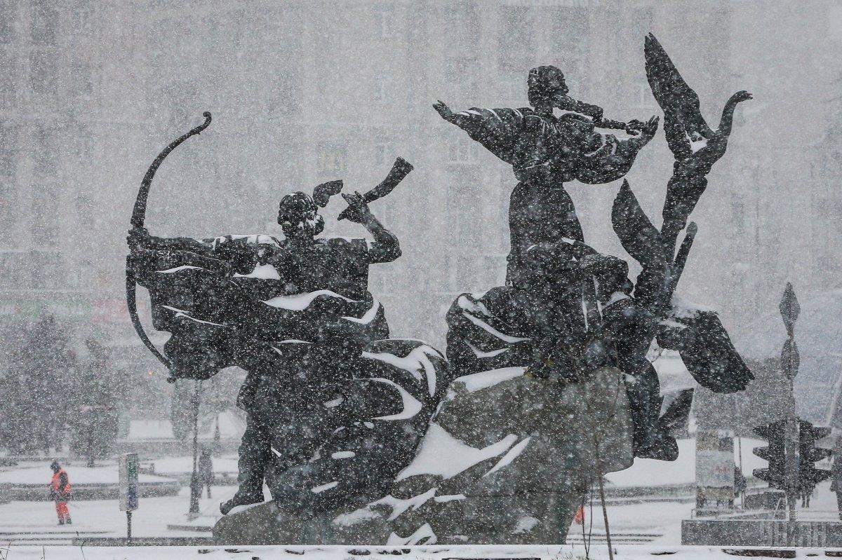 Сьогодні в Києві йтиме сніг / фото УНІАН