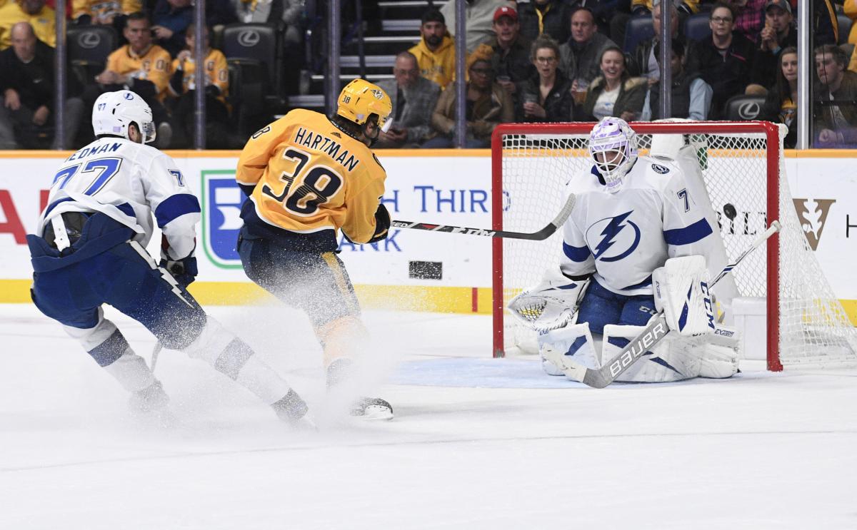 Нешвилл обыграл Тампу в матче лидеров НХЛ / Reuters