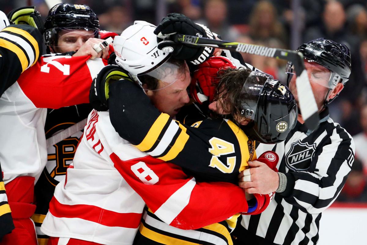 Бійка у матчі "Детройт" - "Бостон" / REUTERS