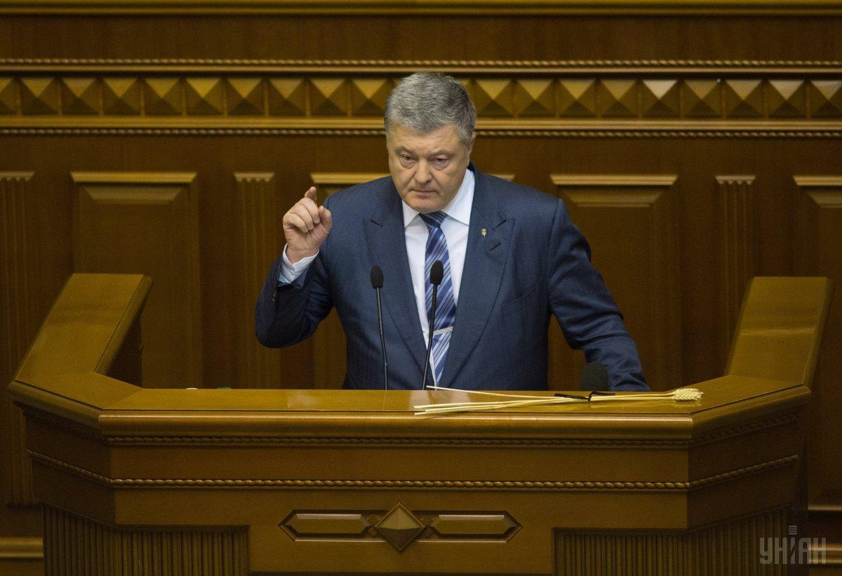 Порошенко заявил, что Россия как страна-агрессор не имеет и не будет иметь вето на вступление Украины ни в НАТО, ни в Европейский Союз / фото УНИАН