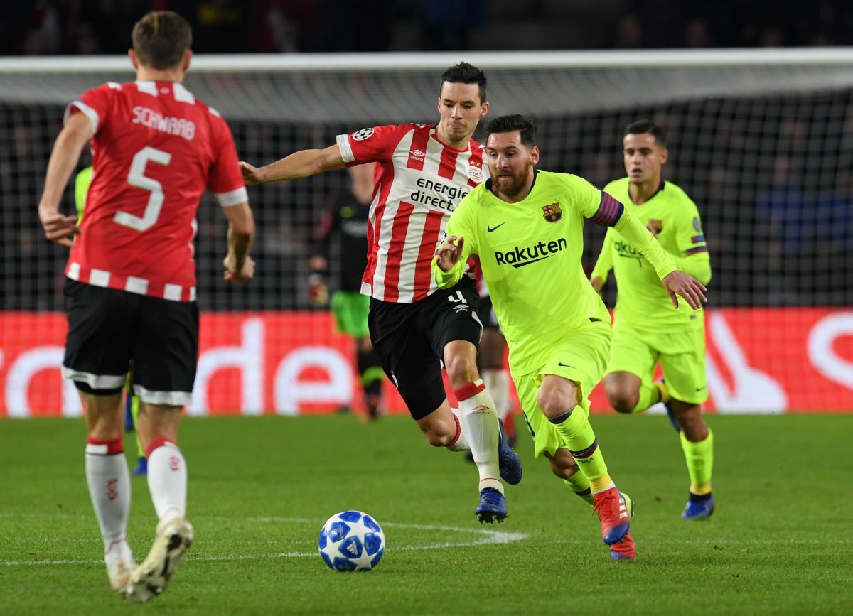 Ліонель Мессі забив 106-й гол за "Барселону" у Лізі чемпіонів / REUTERS