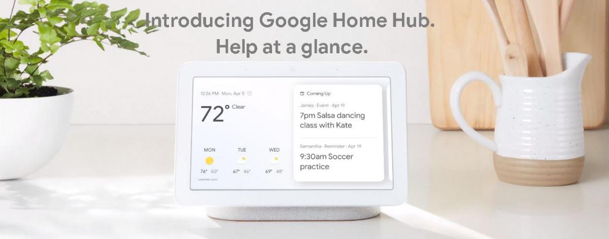 Google Home Hub / фото store.google.com