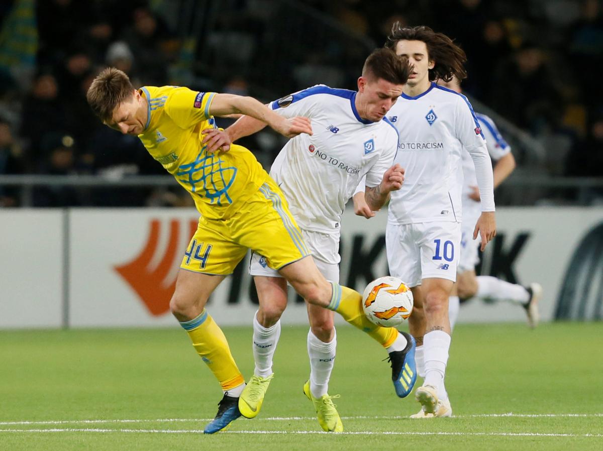 Динамо обыграло Астану в матче Лиги Европы / Reuters