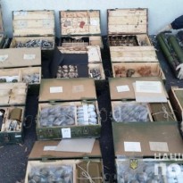 Arms caches revealed at abandoned children's camp in Luhansk region