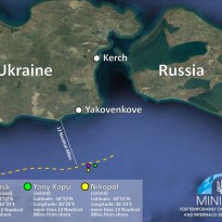 Russia neglects immunity of Ukrainian navy vessels on high seas (Map)