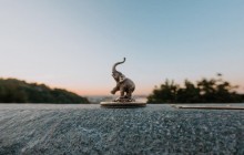 В Киеве вандалы украли мини-фигурку слоника из проекта "Шукай" (фото)
