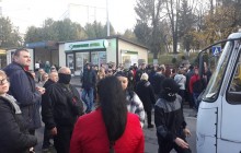 У Тернополі на знак протесту проти нових транспортних тарифів перекрили три центральні вулиці (фото)
