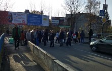 Міський голова Тернополя пообіцяв зустрітися з активістами, які організували протест проти нових тарифів, завтра зранку, але поза стінами мерії (фото)