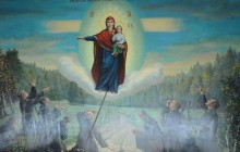 У Сумах відреставрували ікону Богородиці, на якій зображена подія Першої світової війни