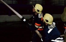 На околиці Харкова горіла станція техобслуговування авто (відео)