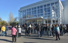 Главу Херсонской ОГА не пустили на церемонию прощания с Гандзюк