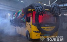 Нацполіція запустила «некерований автобус-привид» на дорогах України (фото, відео)