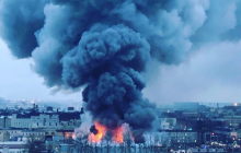 "За две минуты всё рушится": в Санкт-Петербурге произошел масштабный пожар в гипермаркете (фото, видео)