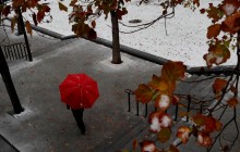 У перший день зими в Україні подекуди можливий невеликий мокрий сніг (карта)