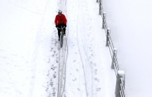 В Японії випав рекордно пізній перший сніг (відео)