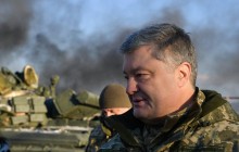 Порошенко прибув до району проведення операції Об'єднаних сил на Донбасі (відео)