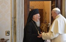 Папа Франциск закликав Патріарха Варфоломія «працювати спільно у пошуках миру»