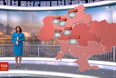 В четырех областях Украины ожидается мокрый снег и гололедица