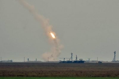 Pictures Ukraine holds large-scale missile drills near Crimea 02 November 2018