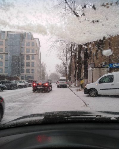 Pictures First snowfall hits Kyiv 14 November 2018