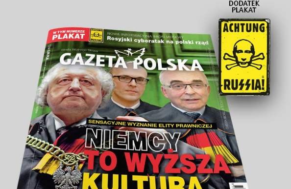 Польська газета випустила плакат з Путіним в стилі знака "Циклону Б" / twitter.com/GPtygodnik