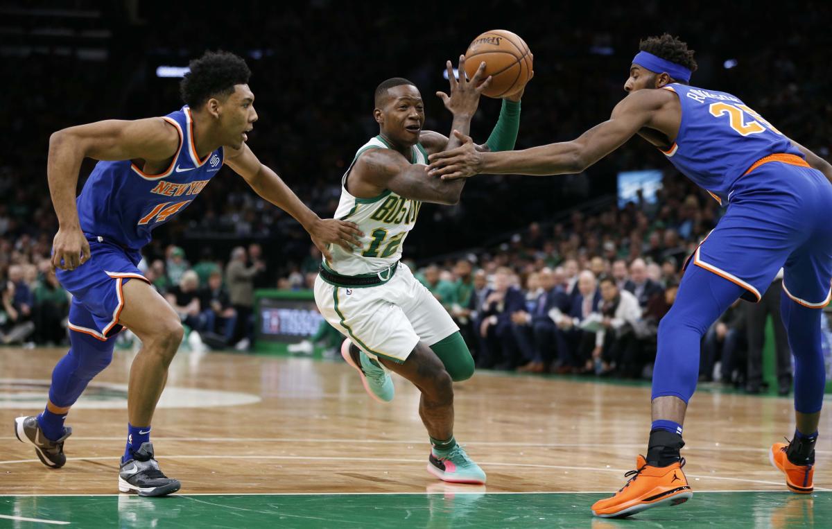 Бостон Селтікс розгромив Нью-Йорк Нікс в матчі регулярного чемпіонату НБА / Reuters