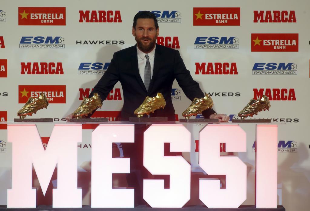 Лионель Месси выиграл пятую Золотую бутсу в карьере / twitter.com/marca Лионель Месси выиграл пятую Золотую бутсу в карьере / twitter.com/marca