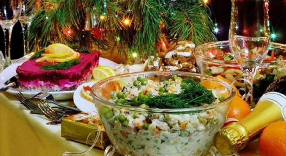 Украшение салатов к Новому году. Только красивые и вкусные салаты на вашем столе