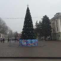 Праздник за оградой: в сети показали предновогодний Крым (фото)